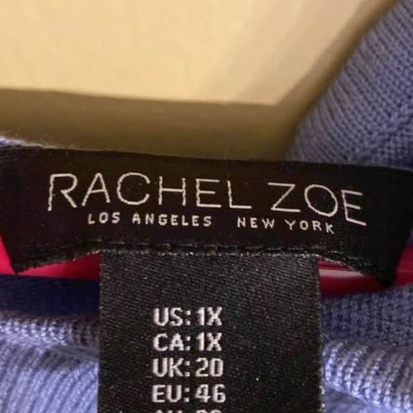 Rachel Zoe Blue Weekend Hooded Shirt - Picture 2 of 2